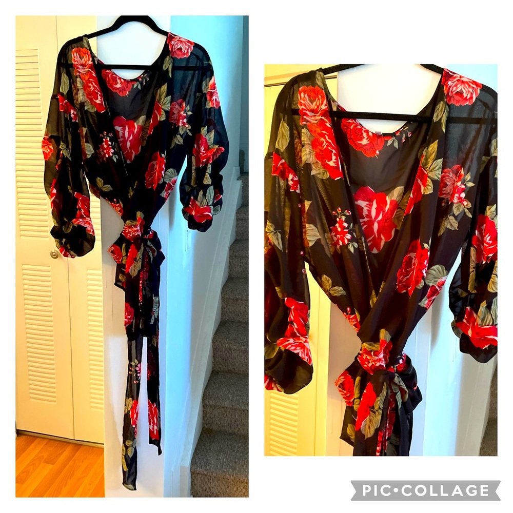 Plus size 3X floral Blouse